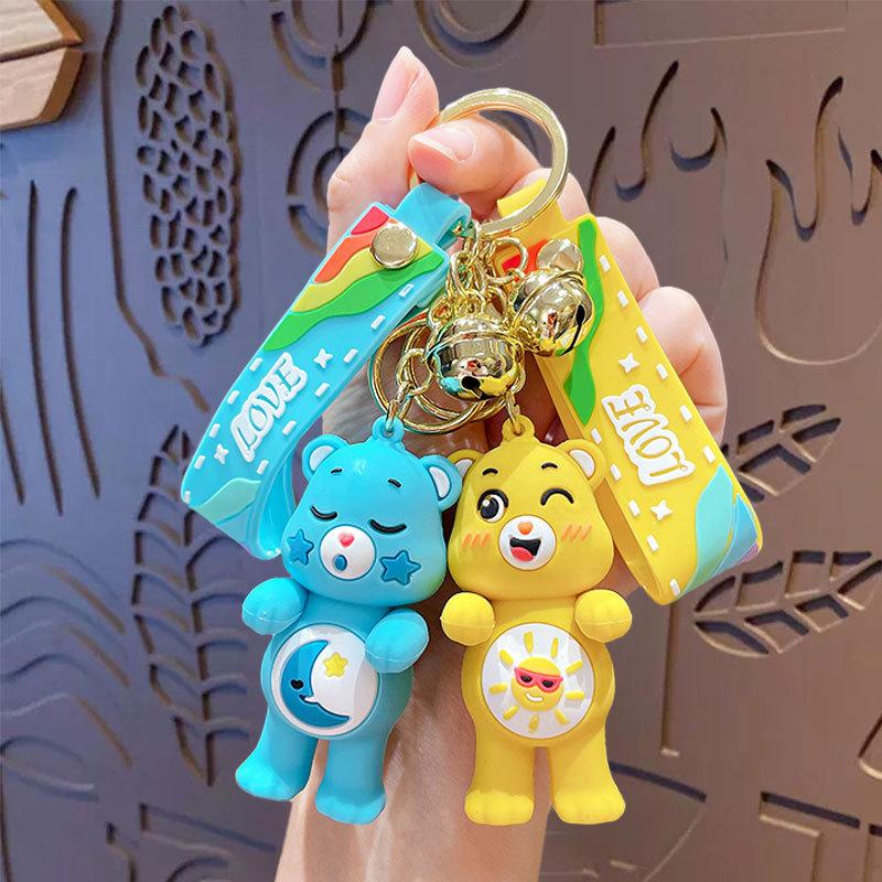 Love Bear Keychain Pendant Doll Doll Bag Small Pendant Couple Small Gift Car Key Chain