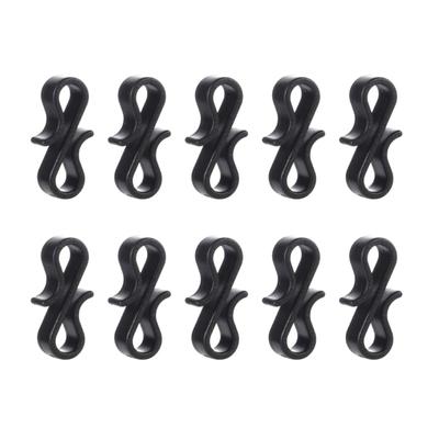 10/50Pcs Outdoor Light Clips Plastic Gutter Hooks S Shaped Hangers Wedding Christmas Tree Home Decoration Hooks
