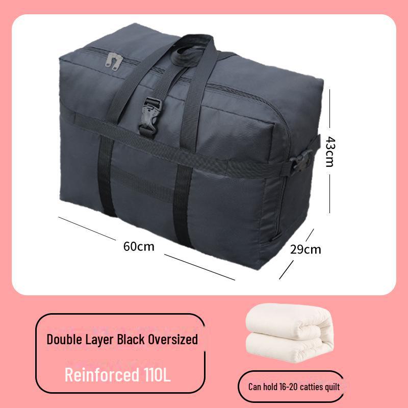 Large Capacity Travel Luggage Bag, 158L - Ideal for Study Abroad, Checked Luggage, Moving, and Storage