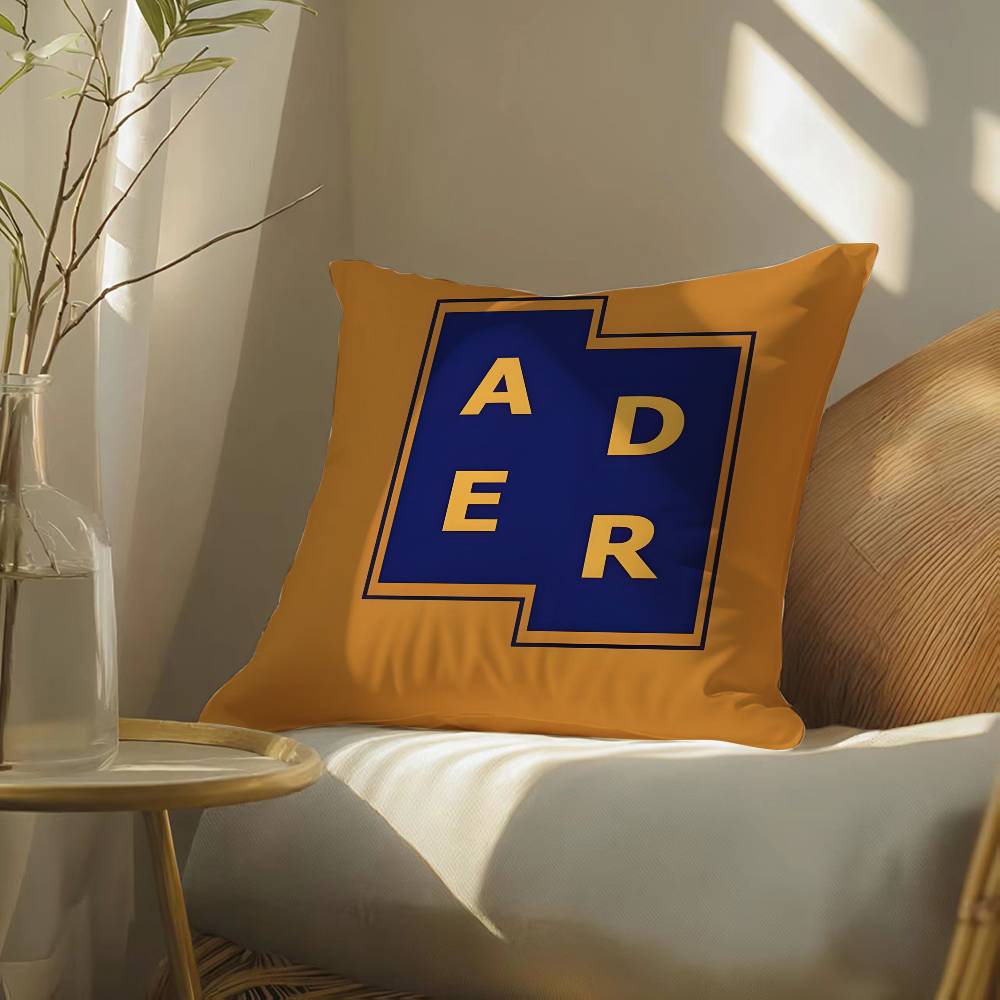 Avant-garde Fashion Ader Error-E Pillow Case Silky Elegant Comfort Sofa Bed  Invisible Zipper Beach Pillowcase