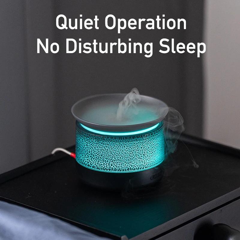 Type-C USB Aromatherapy Air Humidifier Mini Essential Oil Diffuser with Mood Lamp For Home Room Fragrance Aroma Diffuser Fogger