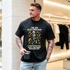 Funny Electrician Print Unisex Tee Shirt Dancing Skeleton Electrician Graphic Top,oversize Tshirt,Daily Casual Streetwear Gifts