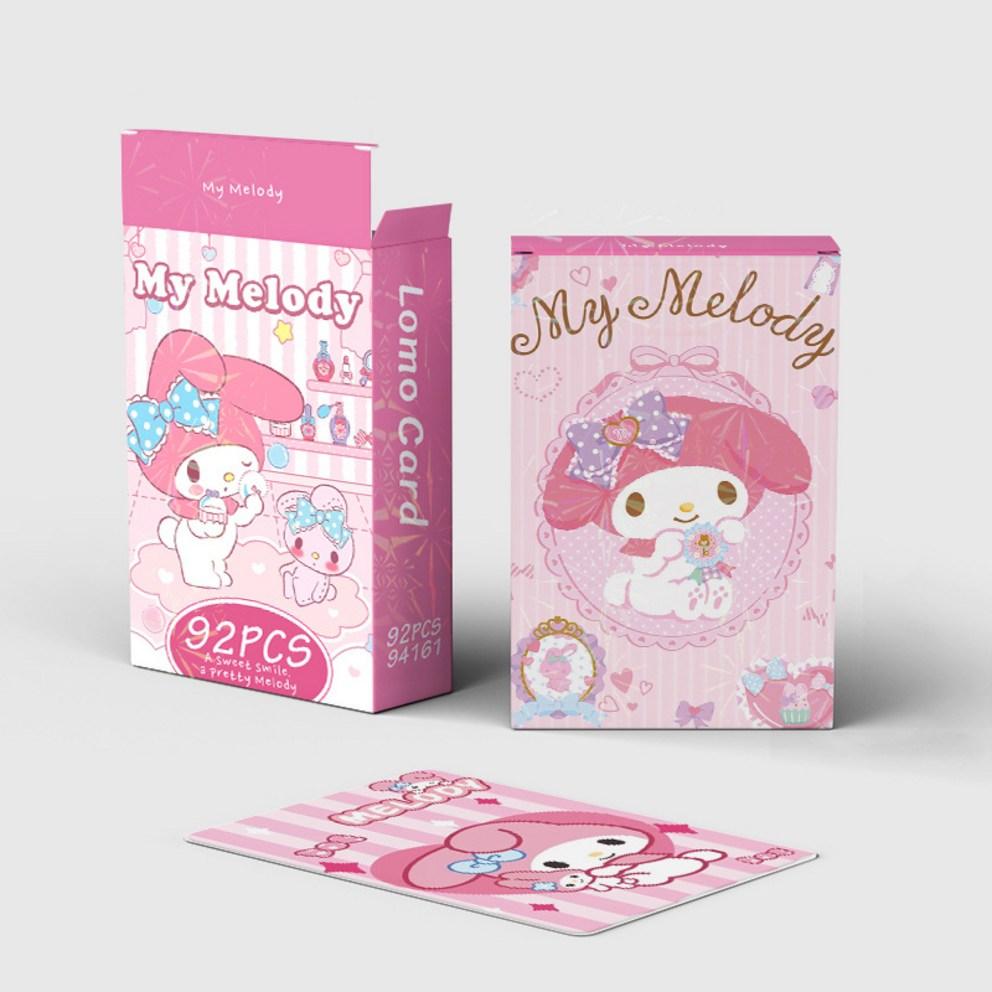 Sanrio Photocard Goods LOMO Illustration Photocard 60pcs + Mini Sticker 32pcs, My Melody, 1pc