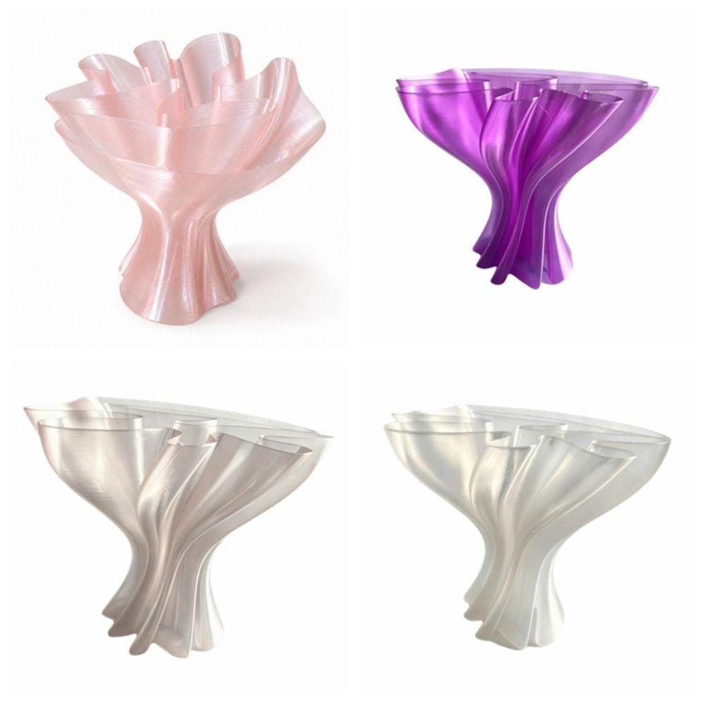 Creative Desktop Ornament 3D Printed Flower Display Container Home Decor Flower Bouquet Vase Home