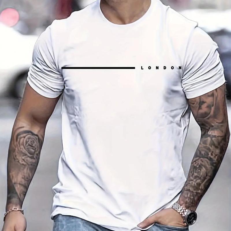 Men's Summer Short Sleeved T-shirt 100% Cotton High Street Loose Fashion High Quality Short Sleeve Loose Sports Shirt