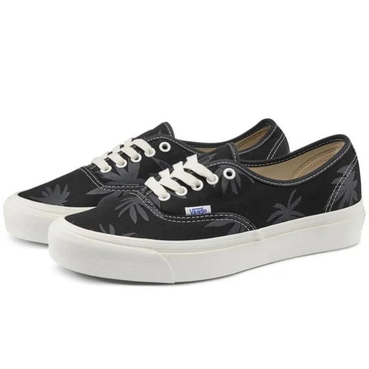 Vans OG Authentic LX 'Island Leaf - Black' (Unisex) Black / Raven Canvas Shoes VN0A4BV9VYO