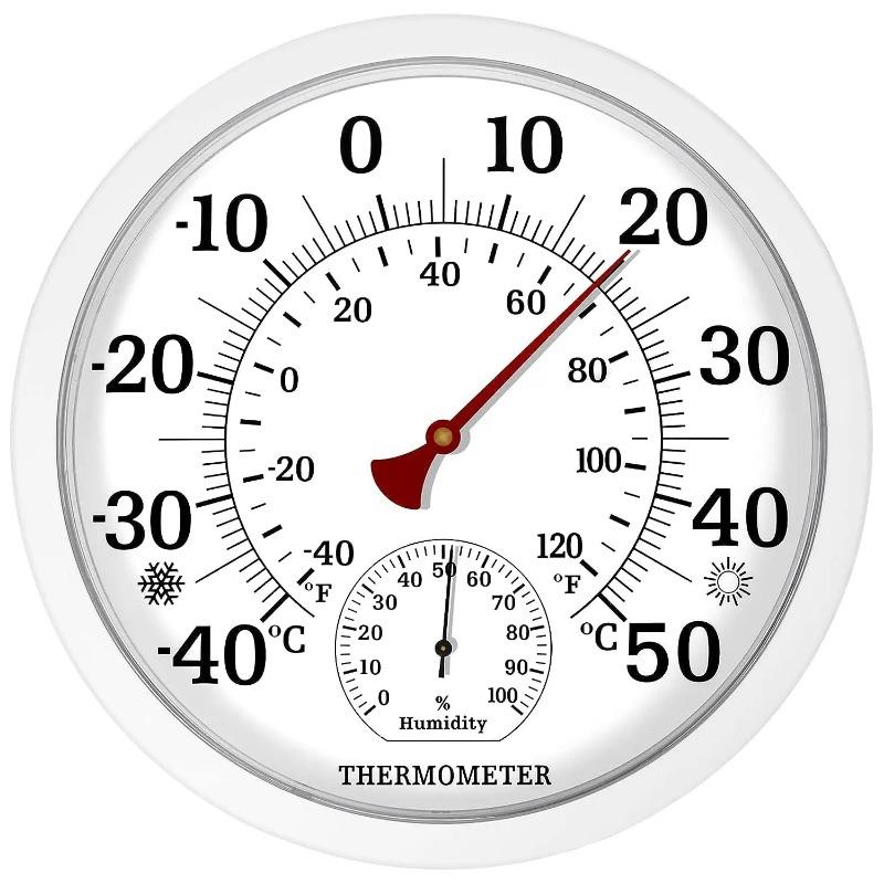 25CM Indoor Outdoor Garden Thermometer Wireless Thermometer Hygrometer Room Temperature Humidity Meter Outside Weather Station