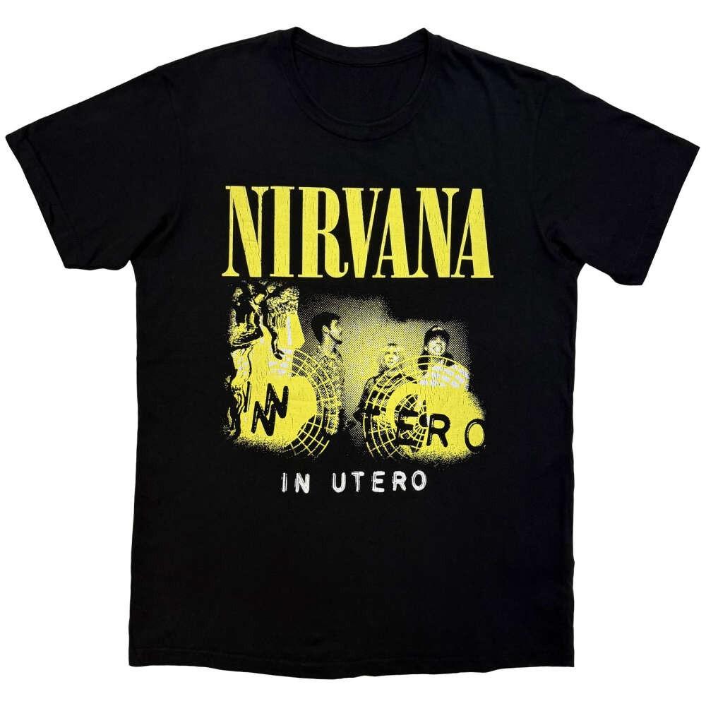 

Черная футболка унисекс Nirvana 100% хлопок 2026 Лето Новая С круглым вырезом свободная рубашка Стиль Y2k Grunge hiphop Унисекс мягкая рубашка с коротким рукавом S