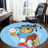 1pc Garfield Office Round Area Rug, Under Office Chairs Bedroom Living Room Home Decor A1016085