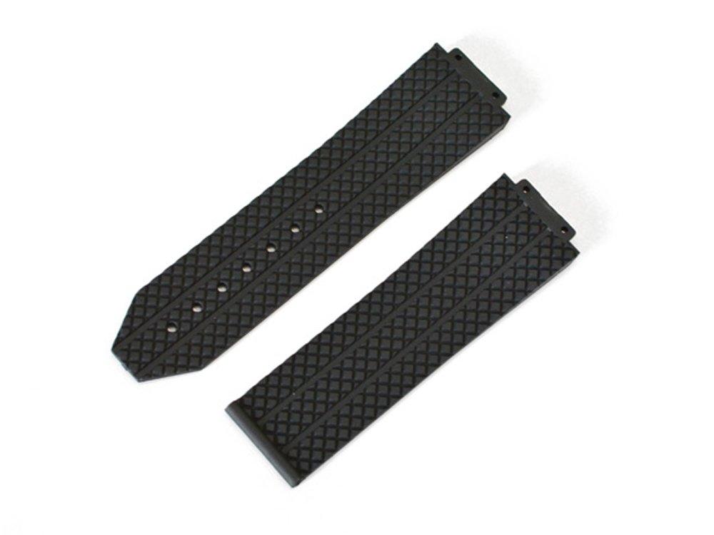

[Import King Original] Watch Parts Hublot Compatible Big Bang 44mm Case Aftermarket Rubber Strap Tire Pattern Black
