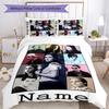 3pcs Custom Name The Twilight Saga Bedding Set Duvet Cover Closure Includes 1 Duvet Cover & 2 Pillowcases for All Seasons Bedroom Decor