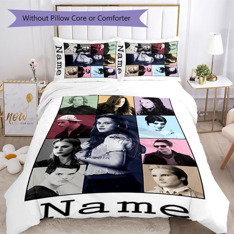 3pcs Custom Name The Twilight Saga Bedding Set Duvet Cover Closure Includes 1 Duvet Cover & 2 Pillowcases for All Seasons Bedroom Decor