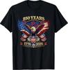 250 Jahre Amerikanisch 1776 2026 250. 4. Juli Unabhängigkeitstag T-Shirt