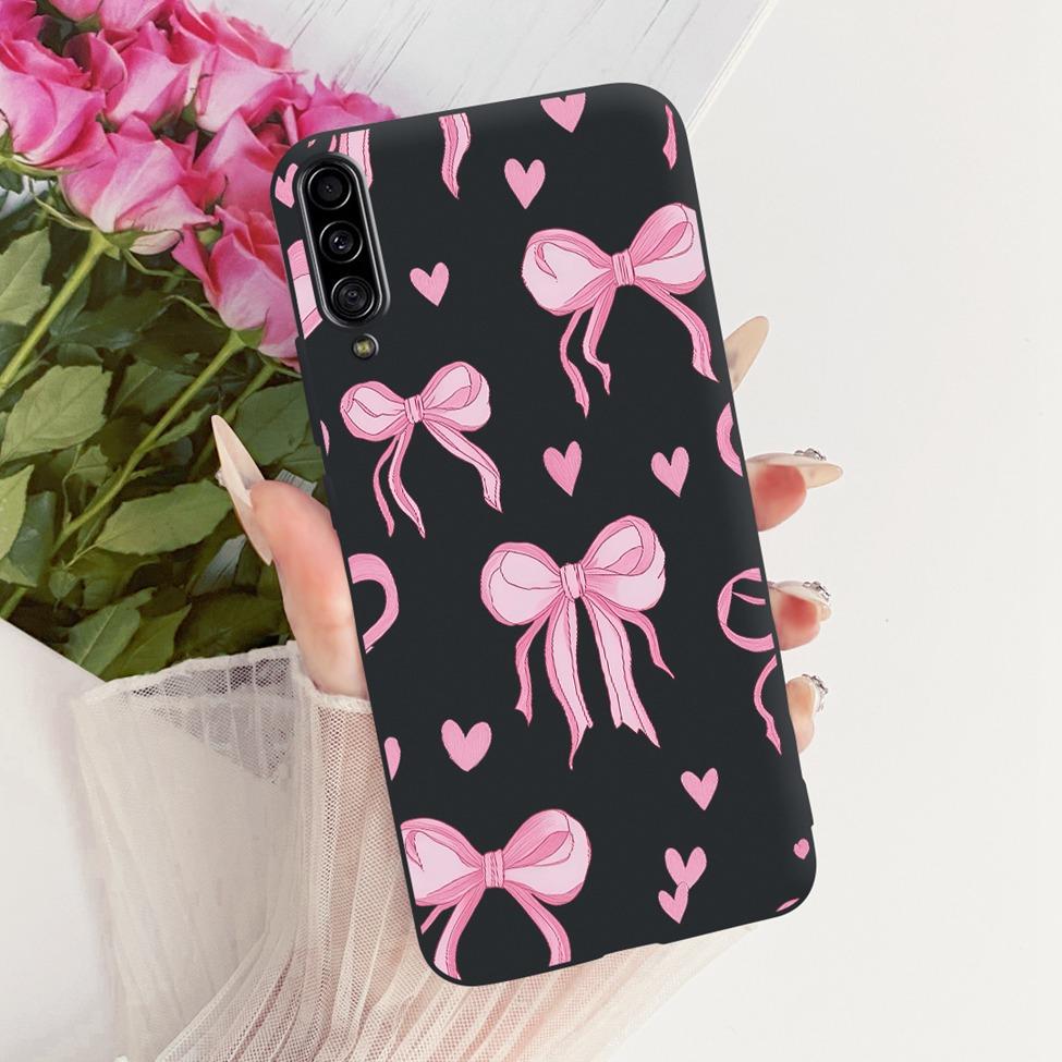 Pour Samsung Galaxy A90 5G Coque Silicone Mignon Mode Fleurs Peinte Drôle Coquille Pour Samsung A90 5G SM-A908B SM-A908N SM-A9080
