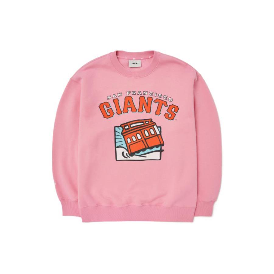 New MLB Sweatshirts Unisex Pink 3AMTC0126-14PKS