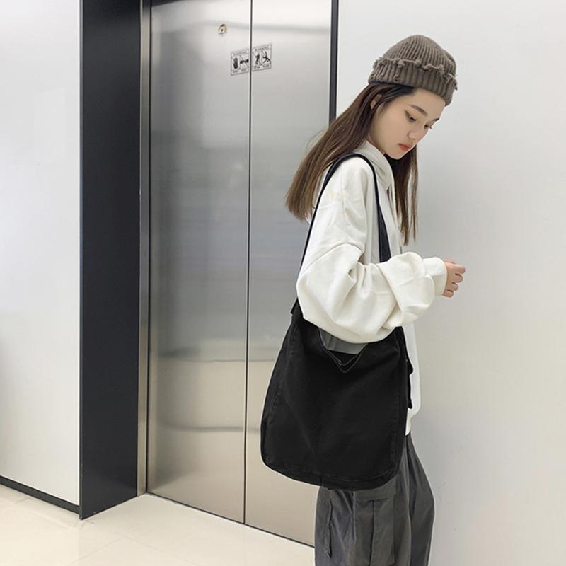 Large Canvas Messenger Bag Shoulder Bag for Women Fashi Hobo Bag Vintage Travel Purse Women's Canvas Crossbody Bag