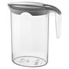 Plastic Jug for Drinks, Water, Juice, Compote, Beverages, with Lid, 1.75l