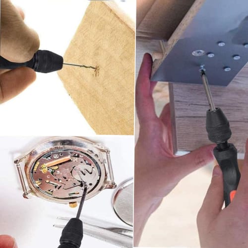 YUENTOEN Pin Vise, Micro Manual Drill, for 0.5-8mm Micro Drills, Driver Bit, Jack, Hand Drill Tool