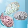 Waterproof Cap Women's Printed Cartoon Cute Mask Shower Cap Fashionable Home Double-layer Shower Cap