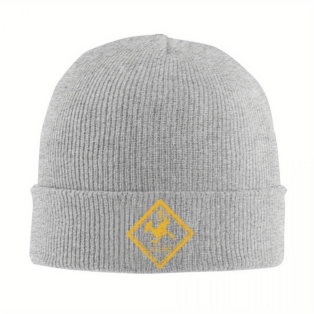 Danger Wark Chocobo Hats Autumn Winter Beanies Street Final Fantasy Video Game Caps Unisex Acrylic Knitted Hat