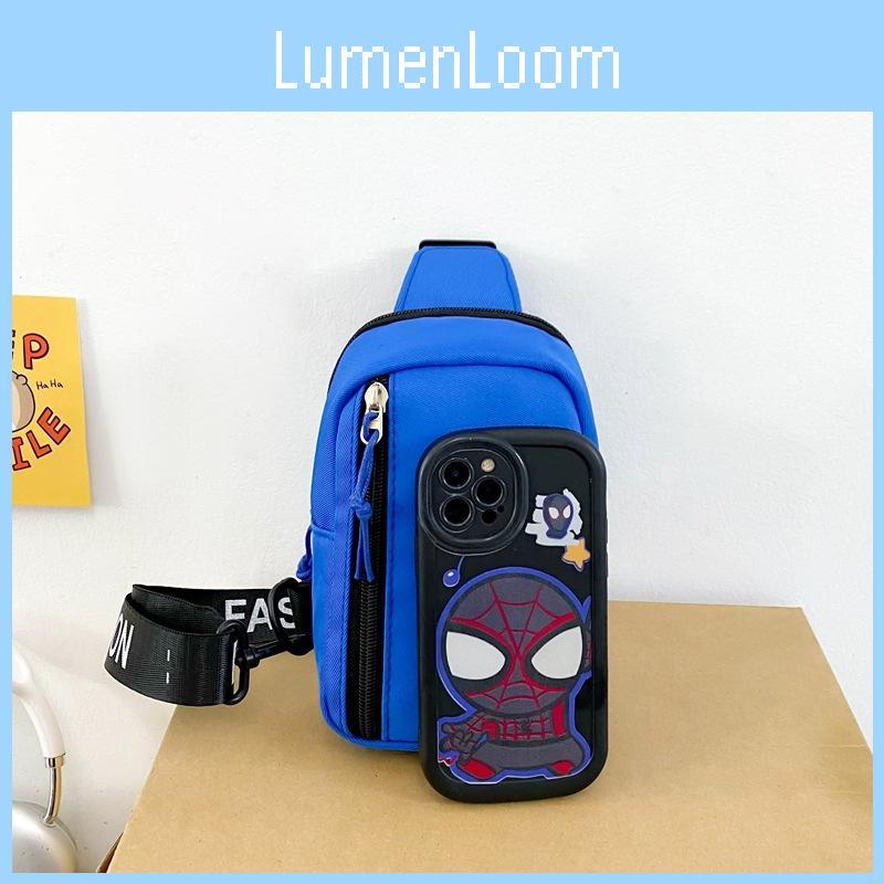 Streetwear Kids Crossbody Bag Nylon Breathable Ultralight Expandable Sling Pack For Boys Girls Daily Outfits