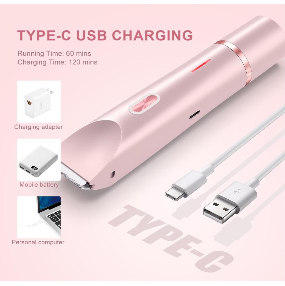 2025 New Glow Aura Bikini Shaver,Glowshave 2-in-1 Women's Body Shaver