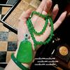 Chalcedony Landscape Gem Necklace, Planting Water Yingying, Concubine Agate Beaded Sweater Chain, Combination
