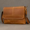 High Quality Genuine Leather Shoulder Bag Men's Daily Work Messenger Bag Cowskin Crossbody Bags Casual Men's Bags A4 Sling Bag