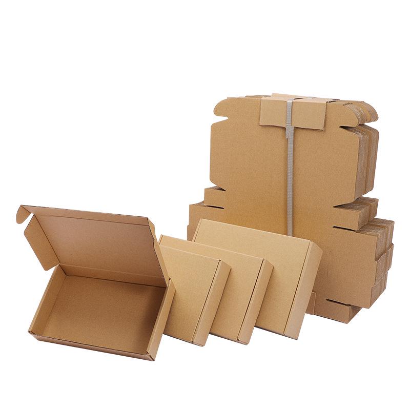 Z Series Small Extra Hard Kraft Airplane Box - Black and White Design for Clothing