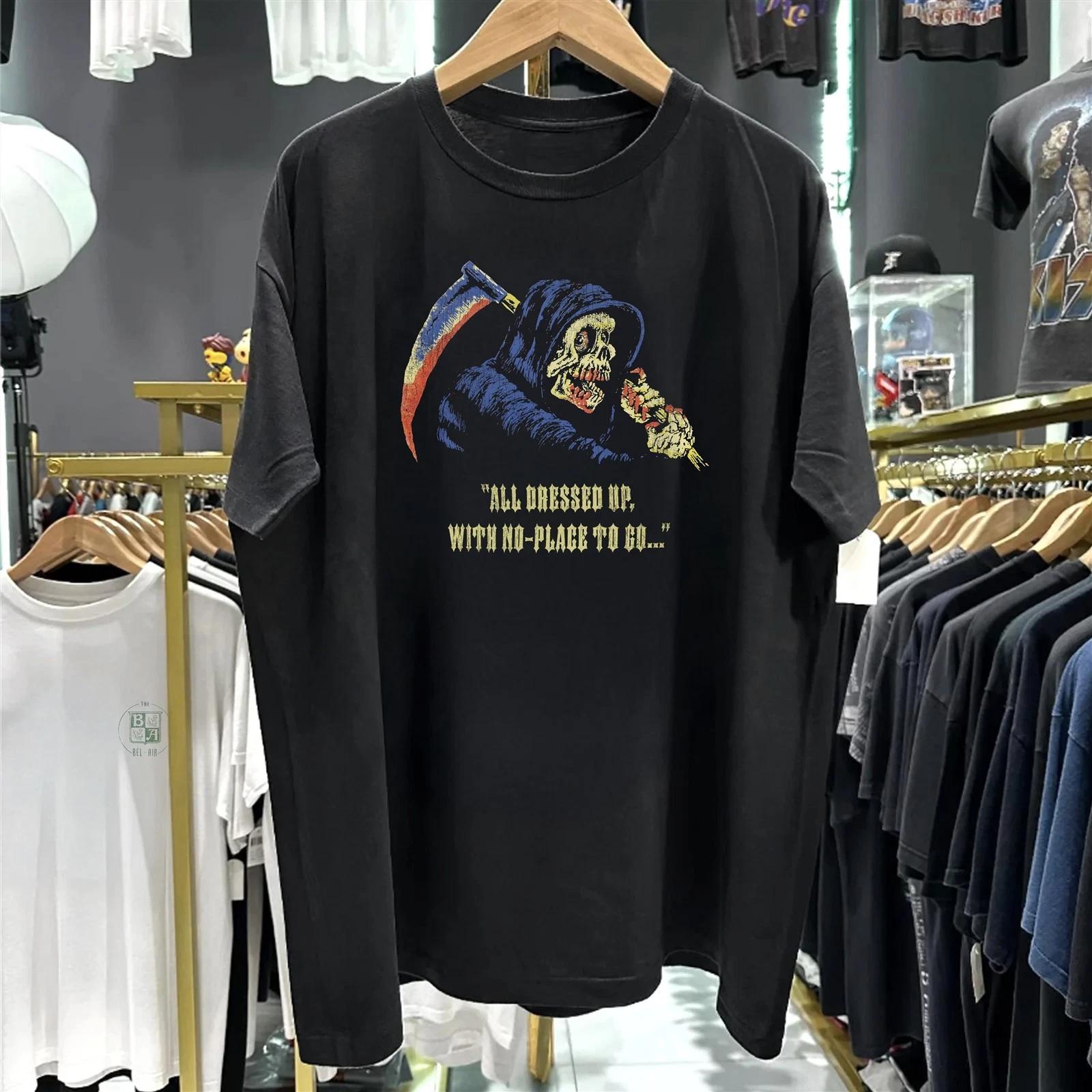 All Dressed Up Reaper Rare T-Shirt Black S L