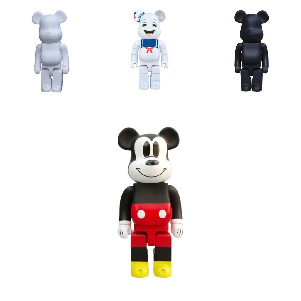 Bearbrick 400% Action Figure Collectible Pvc Daredevils Mickey Bear Building Block Trendy Toy