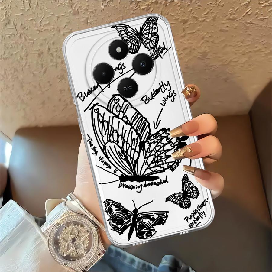Butterfly Case for Xiaomi Poco X3 NFC X3 Pro Soft Phone Cover