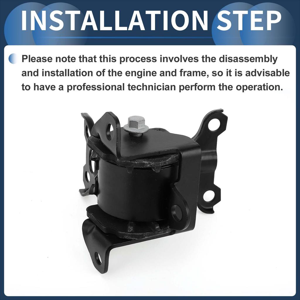 INFINAUTO Engine Motor Mount for Mitsubishi Outlander 2008-2017 Black 1pcs