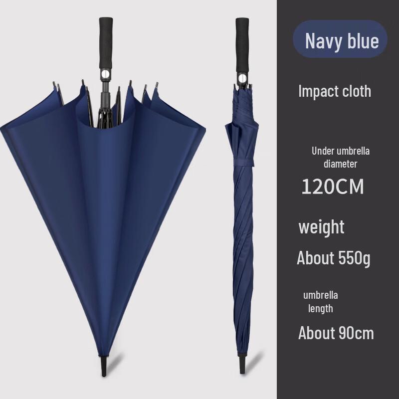 Chuangjingpin Large Windproof Semi-Automatic Golf Umbrella