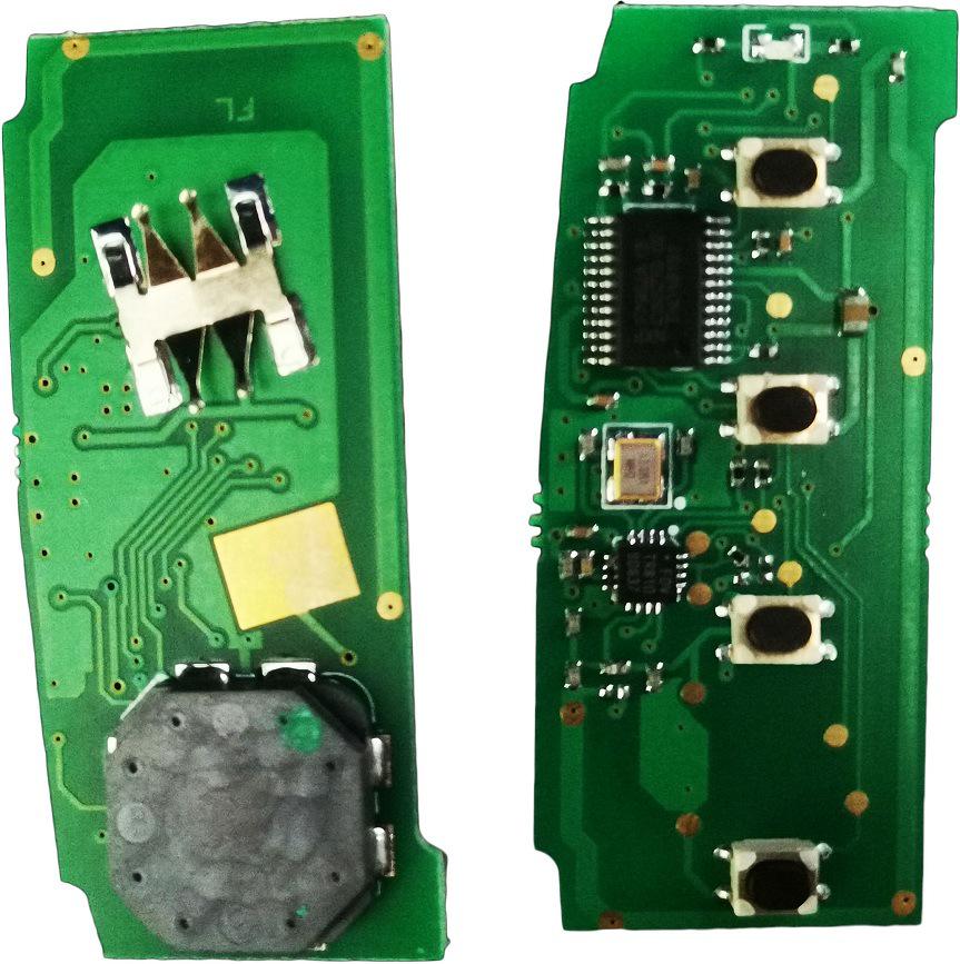 Compatible with Great Wall H789/H2S 3+1 Button 433MHz Smart Remote Key