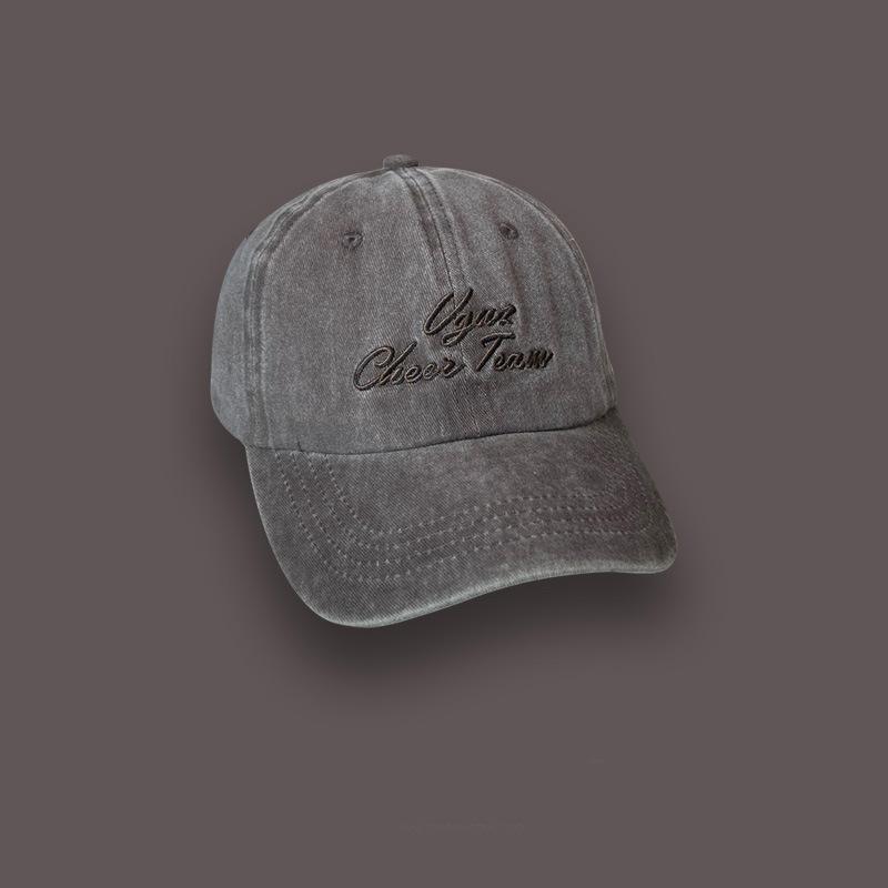 Washed peaked cap children spring and summer new versatile street sunscreen cap baseball cap