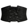 Black Lace Corset Belts Lace Embroidery Waist Belts Trendy Slimming Body Belts  Female