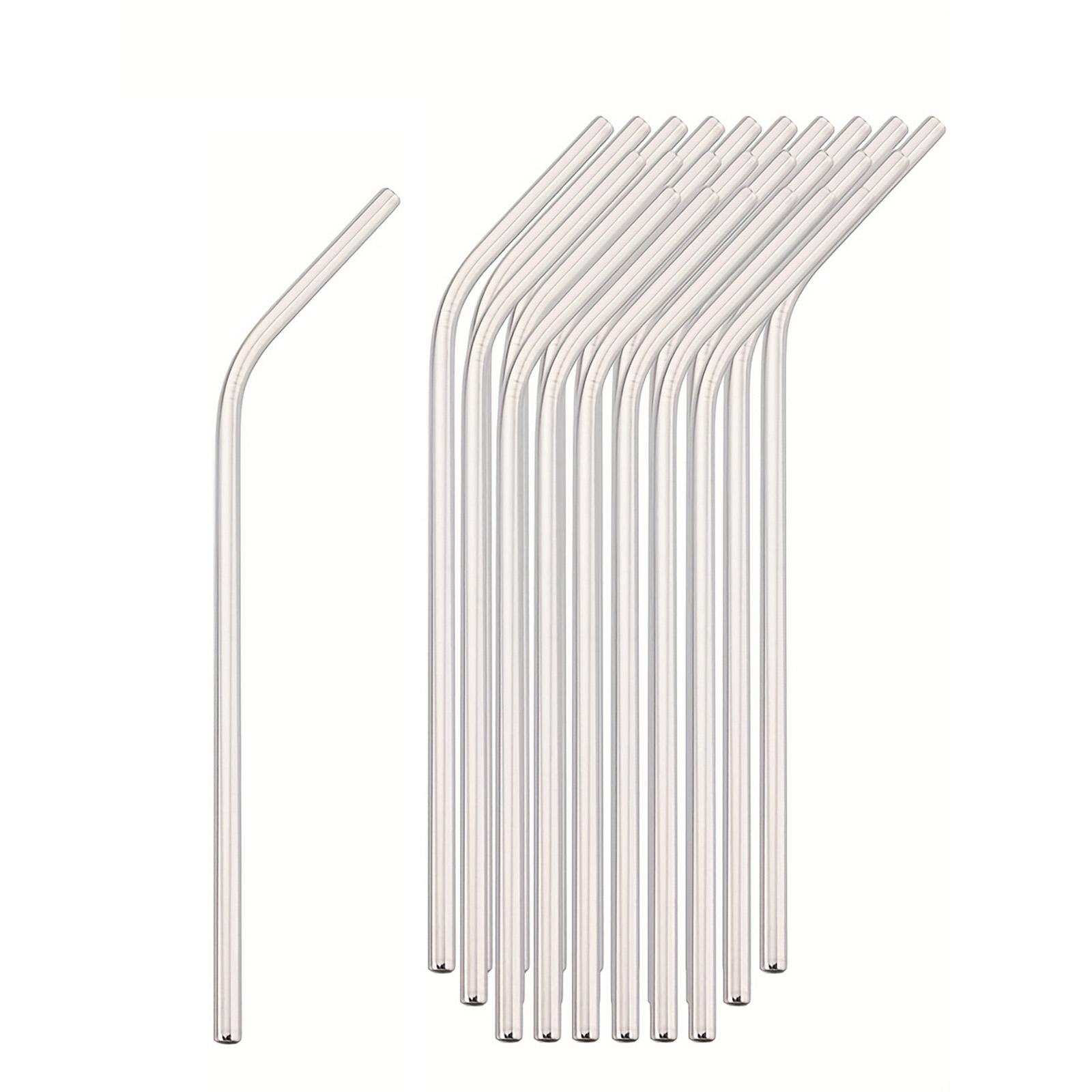 

Reusable Food Grade Stainless Steel Straw one size серебряный