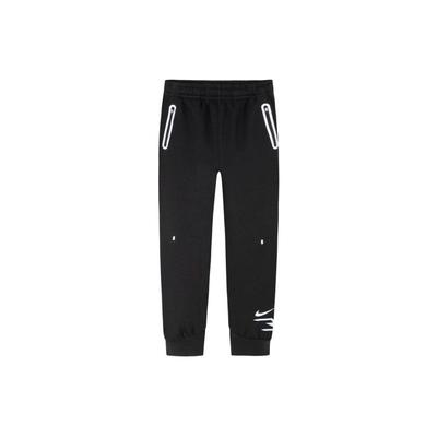 Casual Comfortable Solid Color Long Pants Kids Bottoms Black NY2412099GS-002