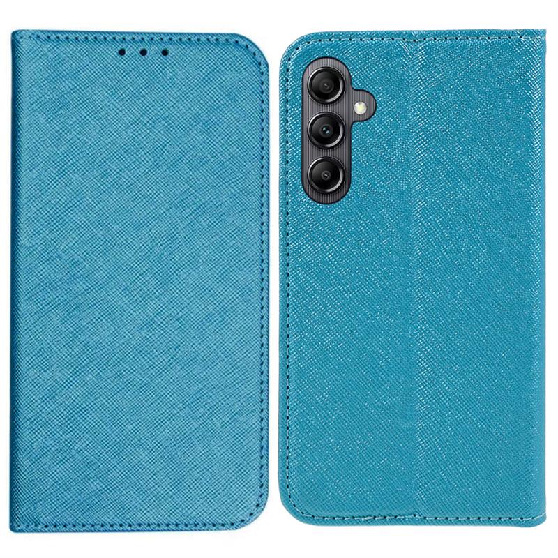 For Samsung Galaxy A56 5G Case Cross Texture Leather Phone Cover Hidden Magnetic