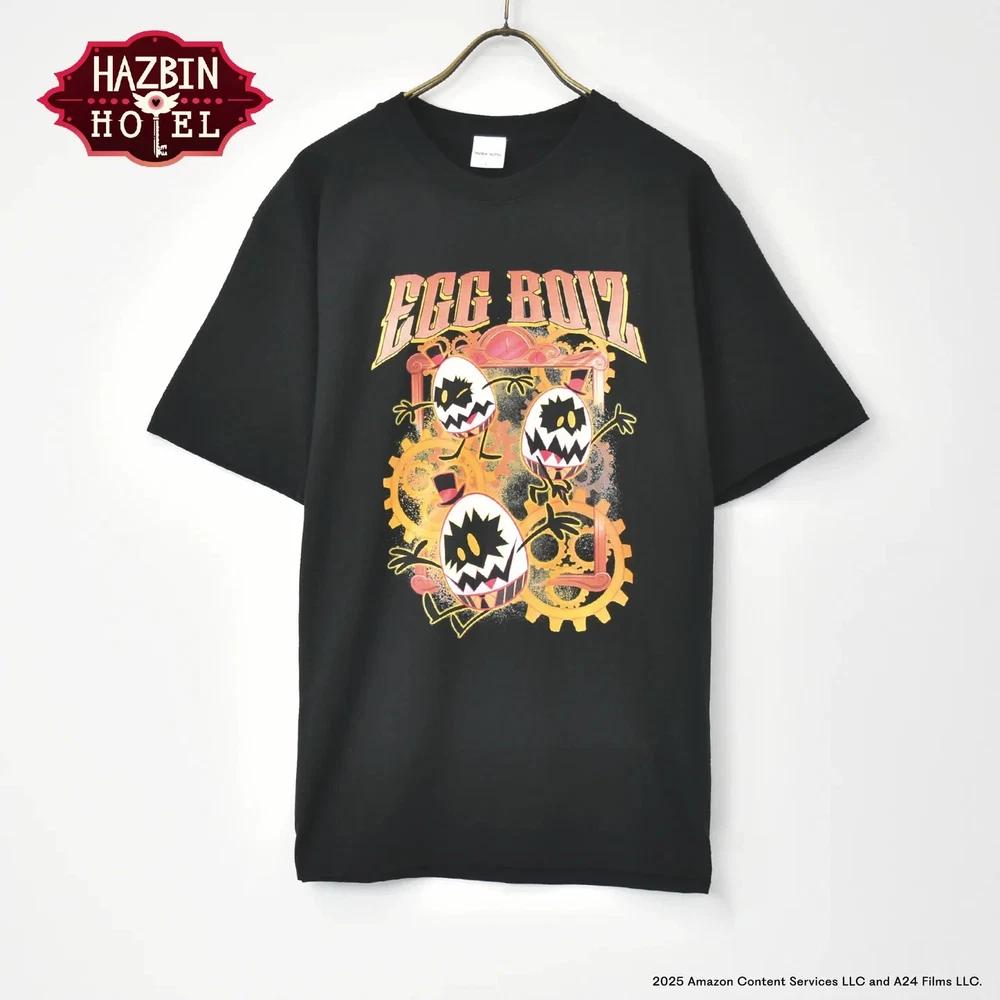 Hazbin Hotel Egg Boiz TShirt Black Black Balloon Market Japan New M