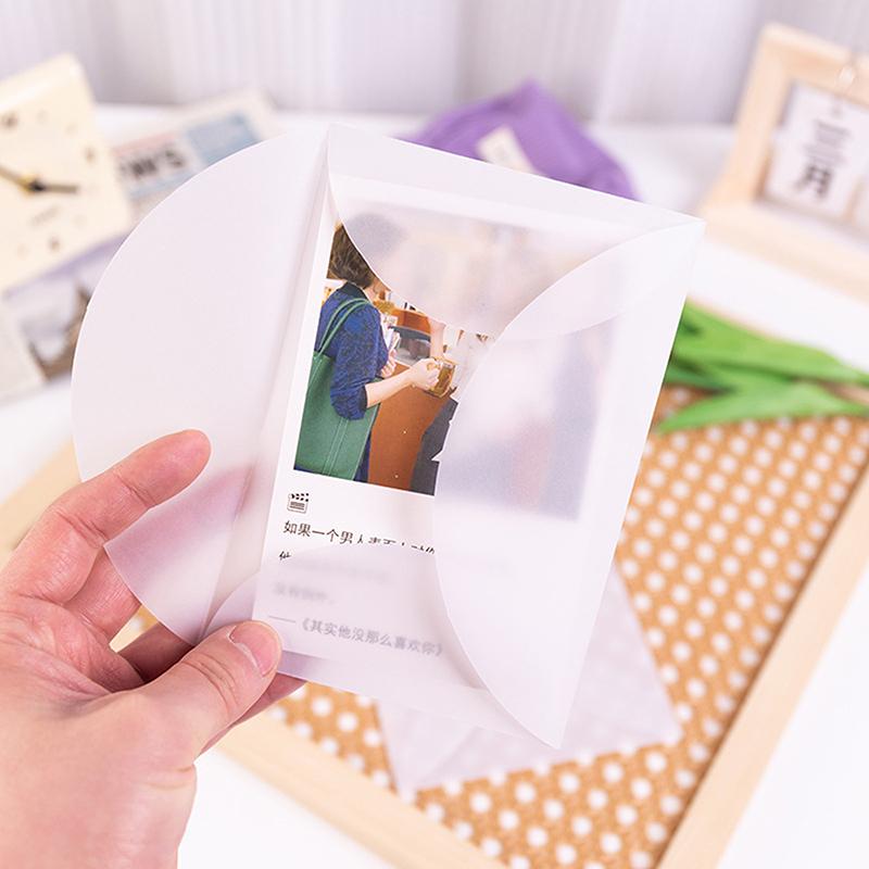 10Pcs/Lot Blank Translucent Envelope For Invitations Postcards European Giftbox Message Card Envelopes Wedding Business Letters