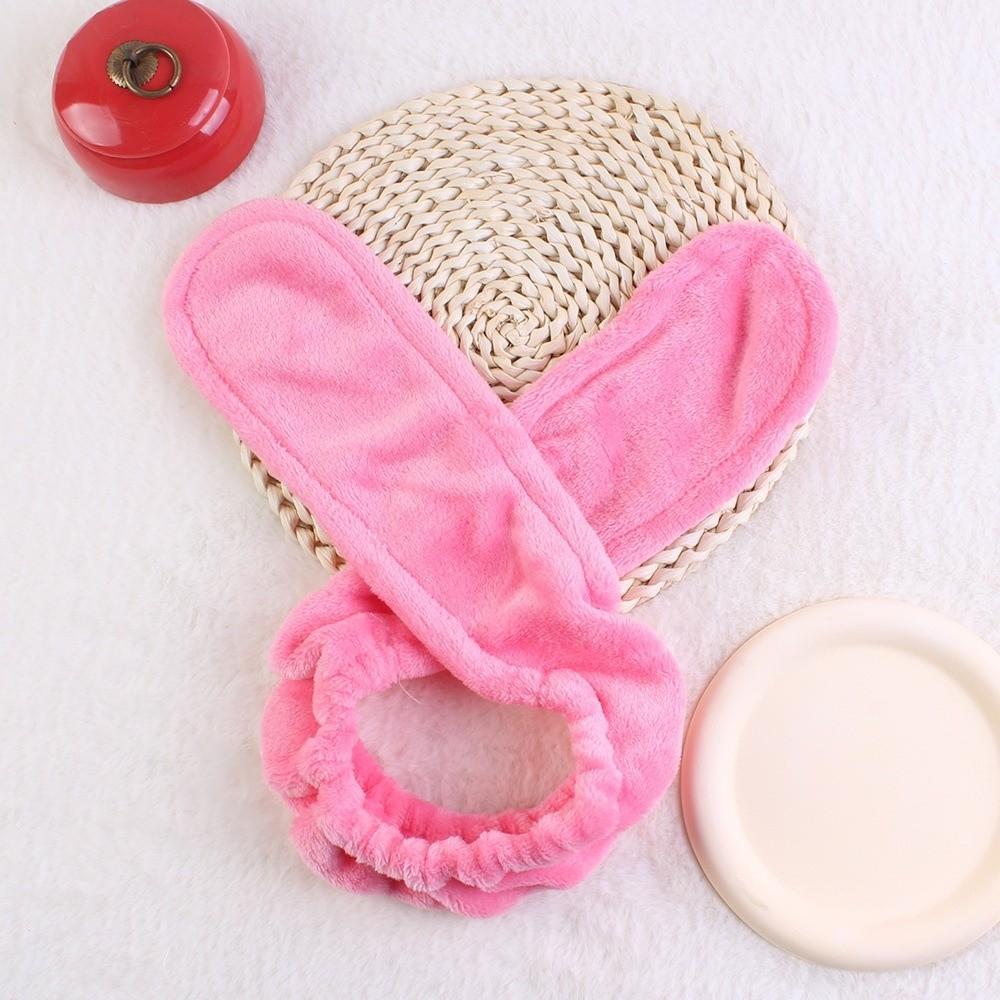 Flexible No Heat Hair Curling Like Rabbit Ears Curling Headband DIY Heatless Hair Curlers  Ladies розовый