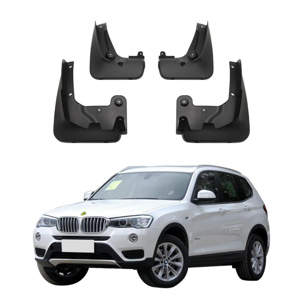 4PCS Car Mud Flaps Splash Guards Mudguards Car Mud Flaps Compatible with BMW X3 F25 2014 2015 2016 2017