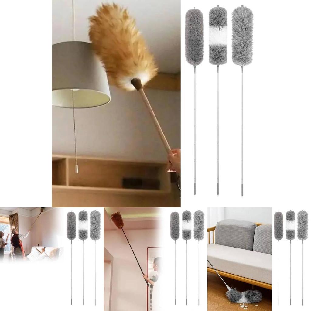 Premium 2.8 Meter Extendable Dusting Duster For Efficient Household Cleaning And Dust Removal