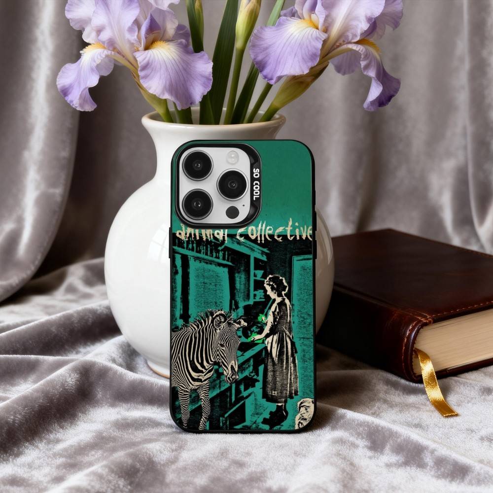 

COOL A-Animal C-Collective Band Phone Case For iPhone17,16,15,14,13,12,11 Plus,Pro Max Black Candy Silver Plated Cover iPhone14Pro