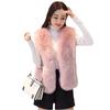 Vest Autumn and Winter New Women's Coat Short Vest Hairy Vest Thin Imitation Fur Vest