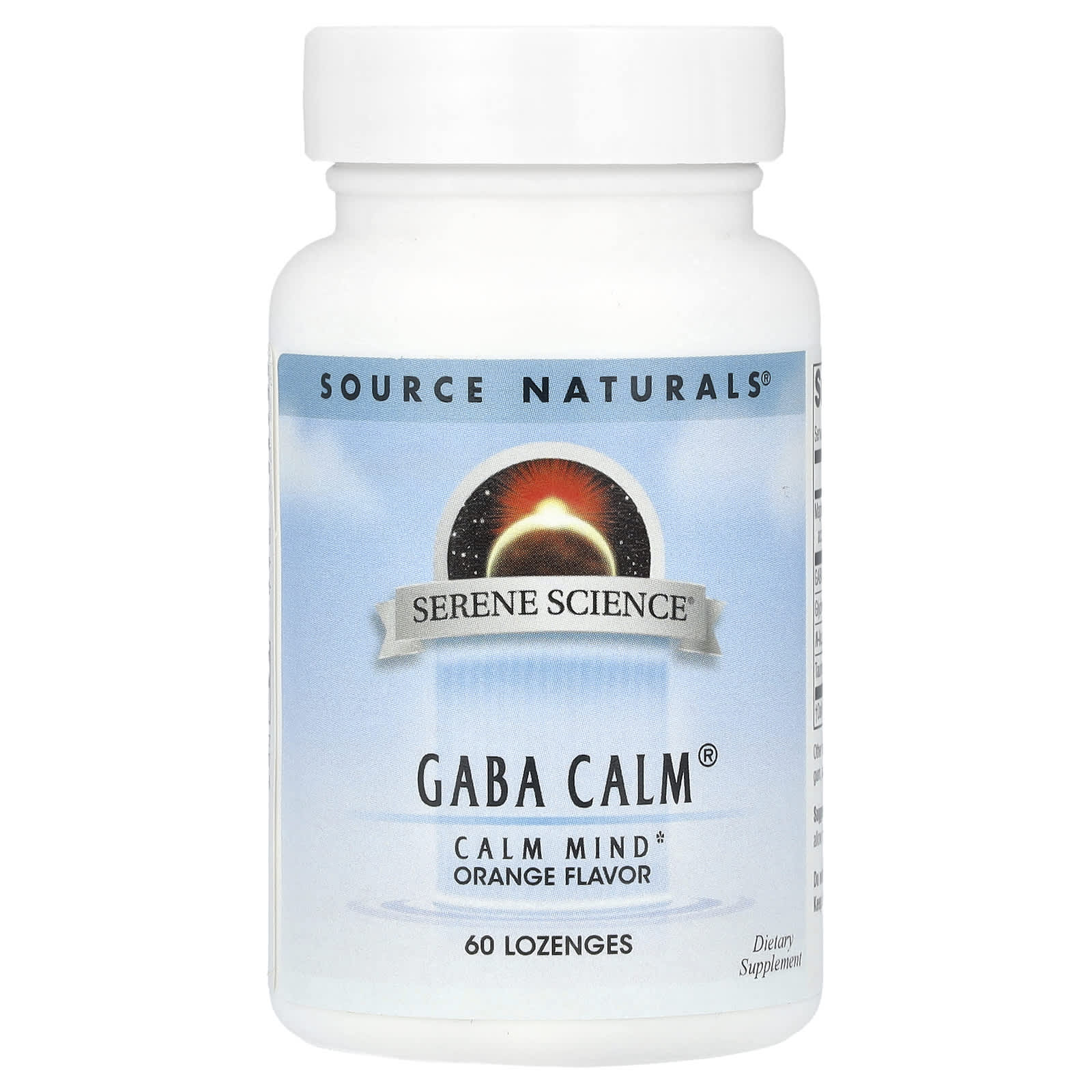 

Serene Science®, Gaba Calm®, Orange, 60 Lozenges