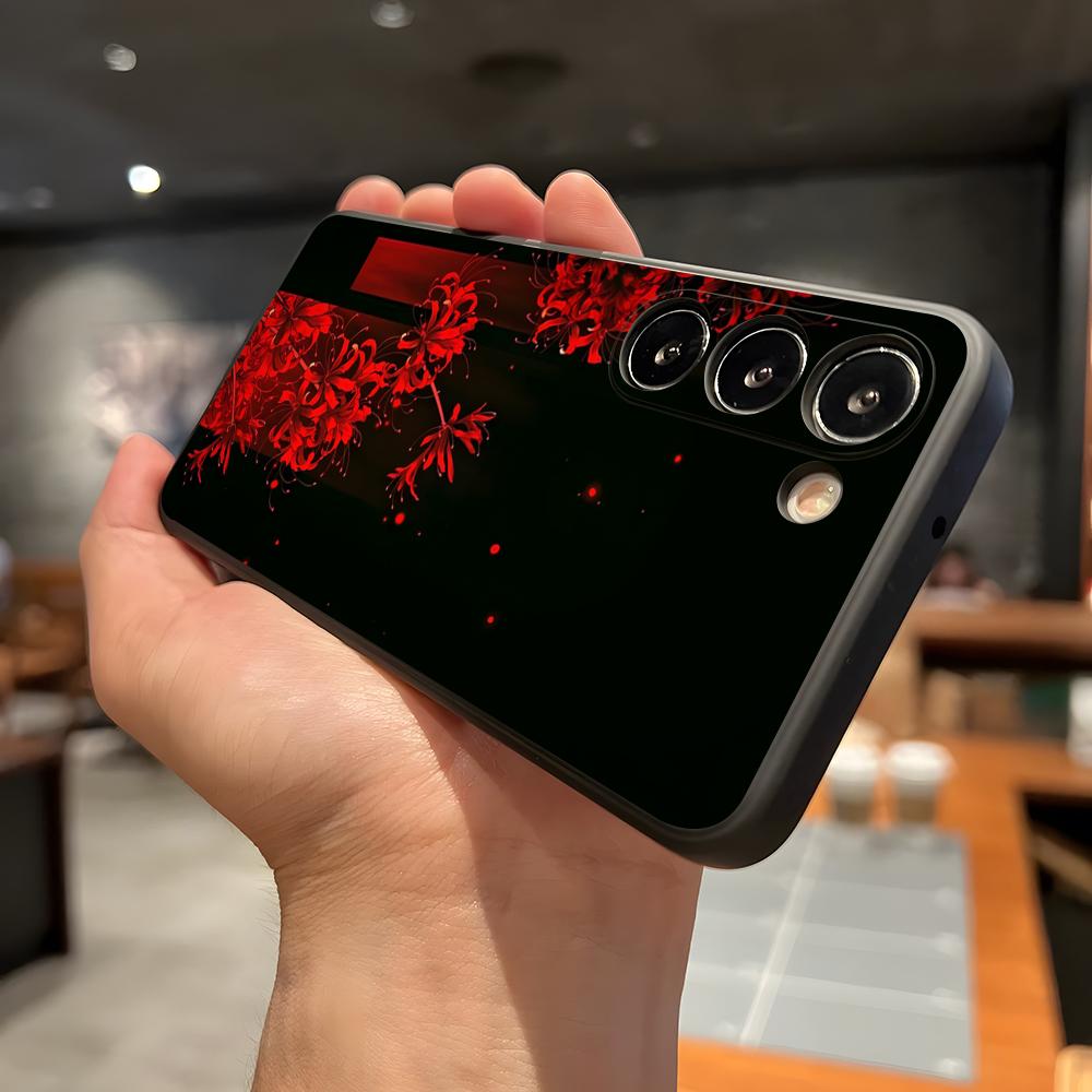 Anime T-Tokyo G-Ghoul Higanbana Phone Case For Samsung A56 A36 A26 A16 A15 A25 A35 A55 A14 A34 A24 A54 Black Soft Shell
