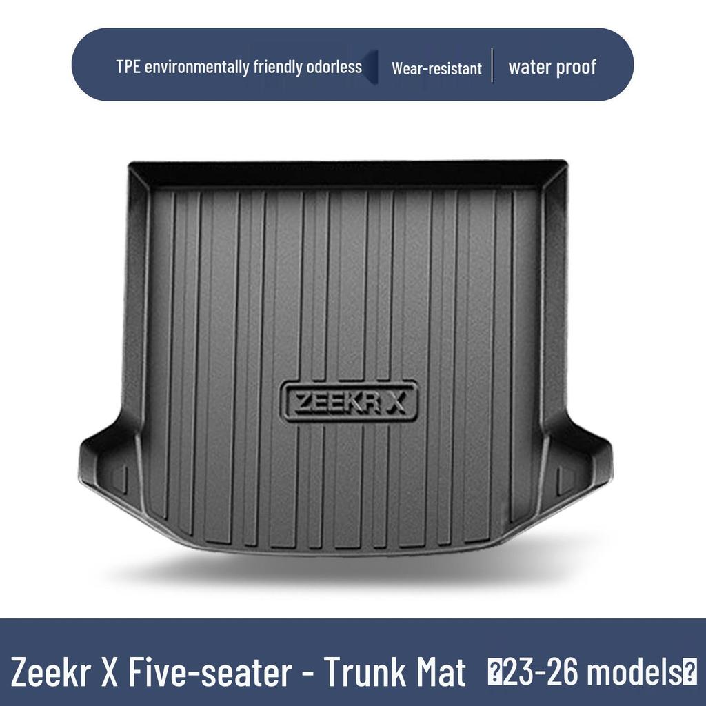 Zeekr X 2026 Model TPE Trunk Mat - Interior Accessories & Decorative Tail Box Mat